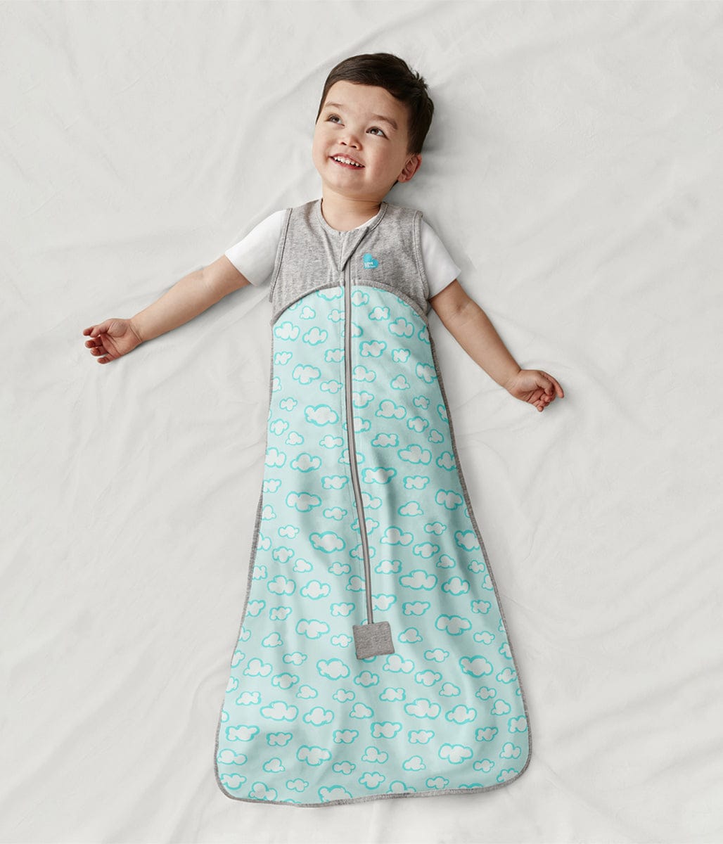 Love To Dream Sleep Bag Organic Cotton Lite .2 TOG, 18-36 M, Daydream Turquoise - L30-22-254-TUR-18-36M