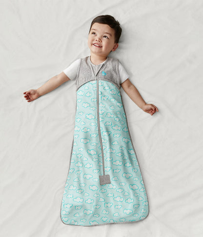 Love To Dream Sleep Bag Organic Cotton Lite .2 TOG, 18-36 M, Daydream Turquoise - L30-22-254-TUR-18-36M