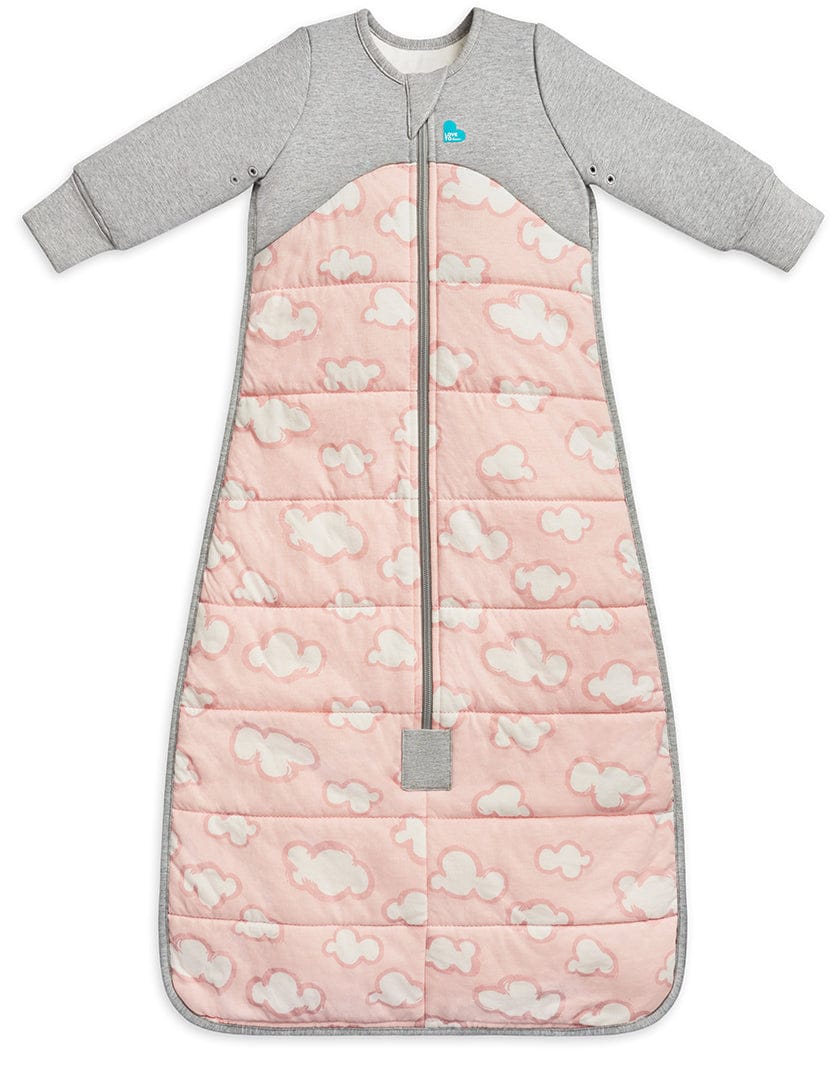 Love To Dream Sleep Bag Quilted Cotton 2.5 TOG, 18-36 M - Daydream Dusty Pink - L30-29-254-DPK-18-36M