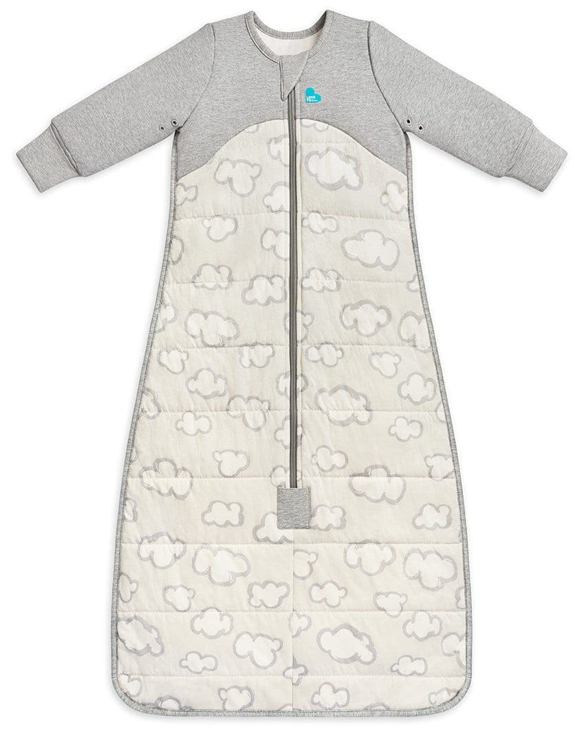 Love To Dream Sleep Bag Quilted Cotton 2.5 TOG, 18-36 M - Daydream Grey - L30-29-254-GRY-18-36M