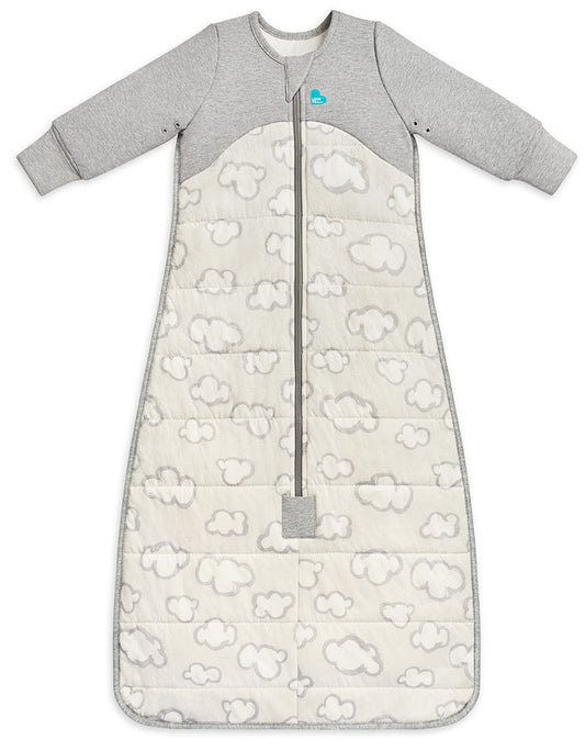 Love To Dream Sleep Bag Quilted Cotton 2.5 TOG, 18-36 M - Daydream Grey - L30-29-254-GRY-18-36M