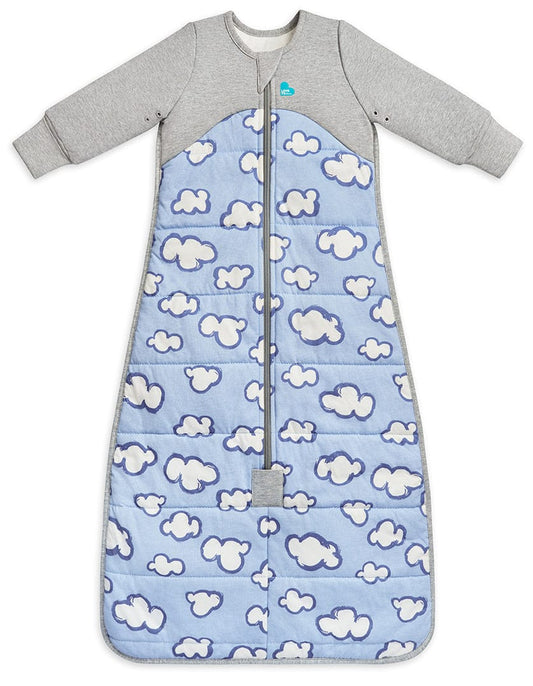 Love To Dream Sleep Bag Quilted Cotton 2.5 TOG, 6-18 M - Daydream Dusty Blue - L30-29-254-DBL-6-18M