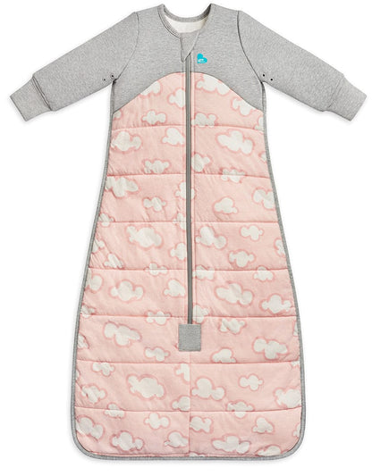 Love To Dream Sleep Bag Quilted Cotton 2.5 TOG, 6-18 M - Daydream Dusty Pink - L30-29-254-DPK-6-18M