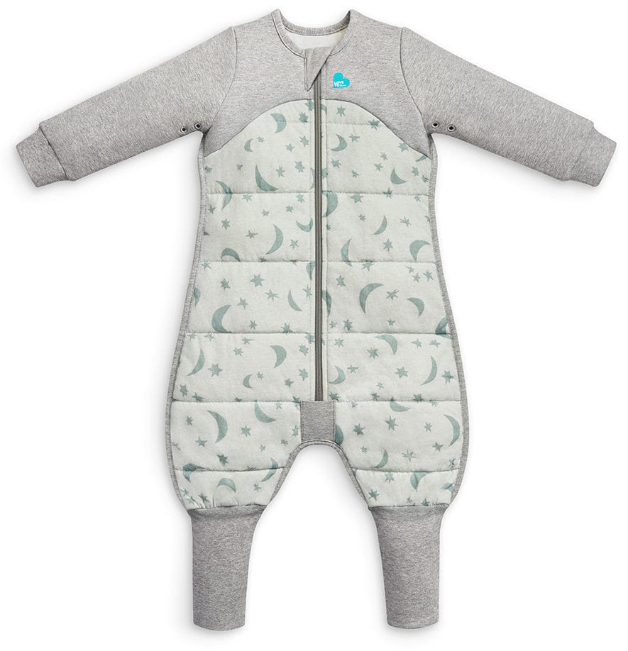 Love To Dream Sleep Suit Quilted Cotton 2.5 TOG, 6-12 M - Moonlight Olive - L40-29-266-OLV-6-12M