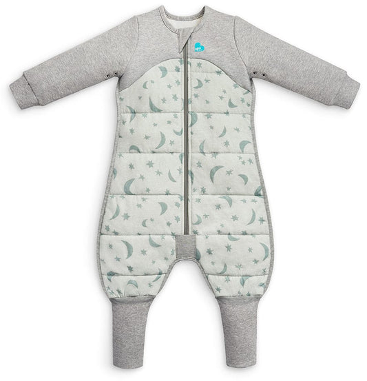 Love To Dream Sleep Suit Quilted Cotton 2.5 TOG, 6-12 M - Moonlight Olive - L40-29-266-OLV-6-12M