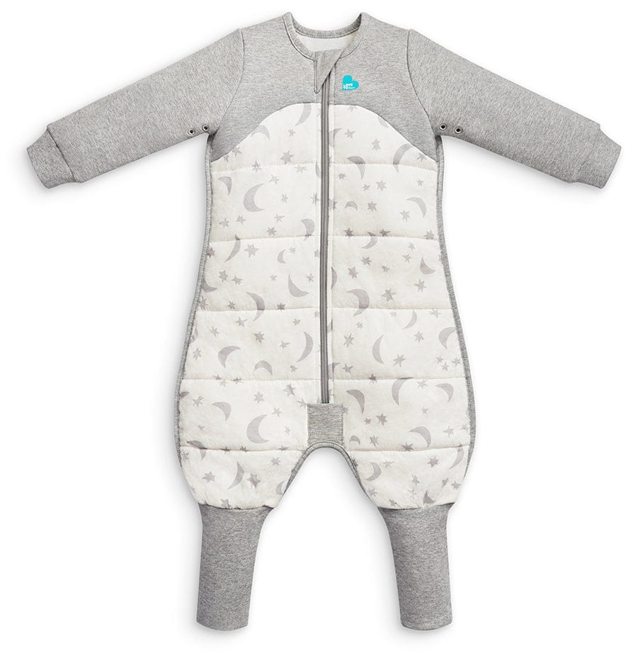 Love To Dream Sleep Suit Quilted Cotton 2.5 TOG, 6-12 M - Moonlight White - L40-29-266-WHT-6-12M