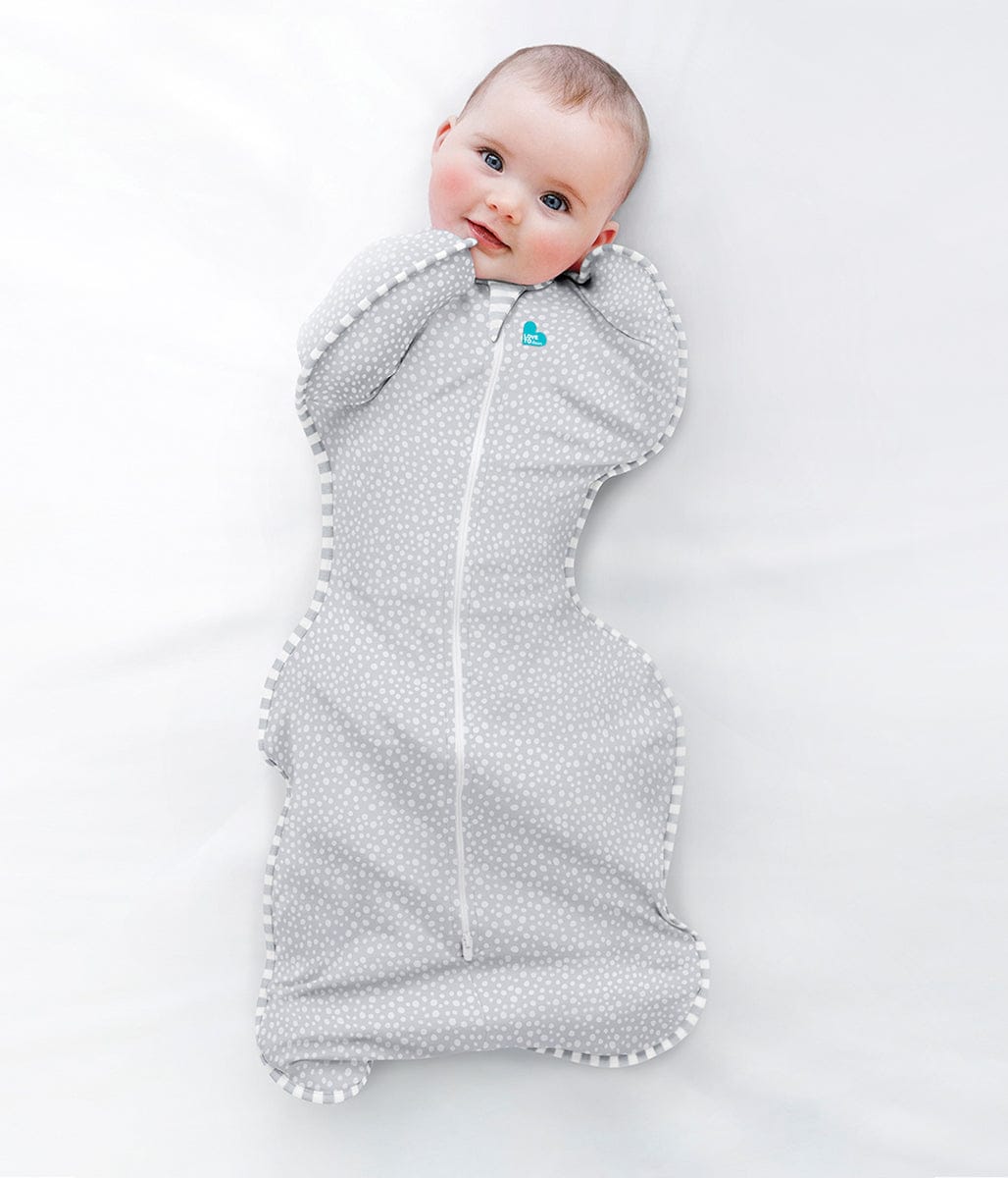 Love To Dream Swaddle UP Bamboo 1.0 TOG, Newborn - Grey Dot - L10-09-228-GRY-NB