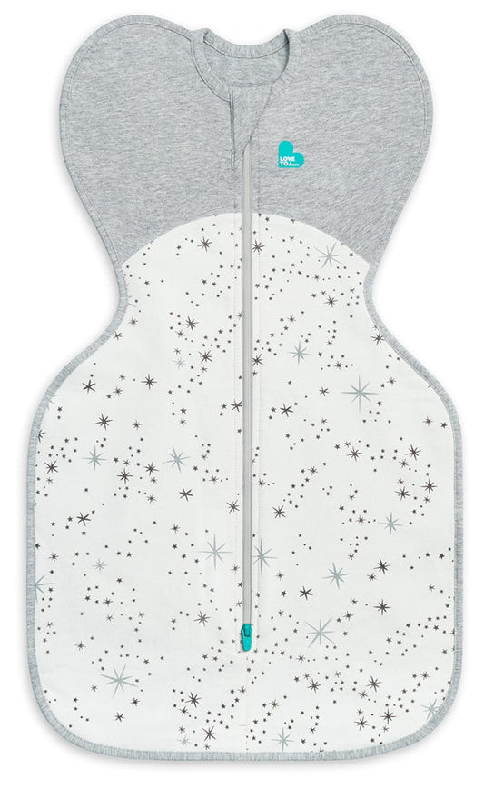 Love To Dream Swaddle UP Cotton Fleece Mild, Medium - North Star White - L16-05-188-WHT-M