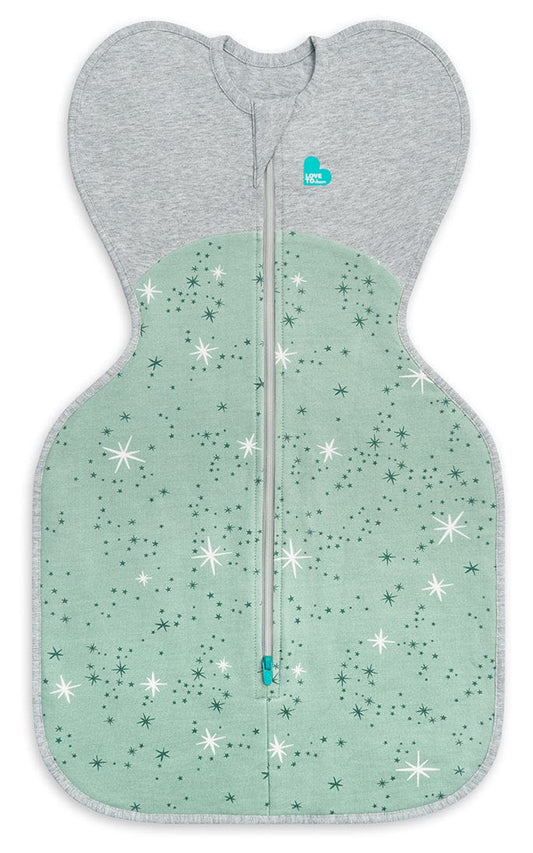 Love To Dream Swaddle UP Cotton Fleece Mild, Newborn - North Star Olive - L16-05-188-OLV-NB