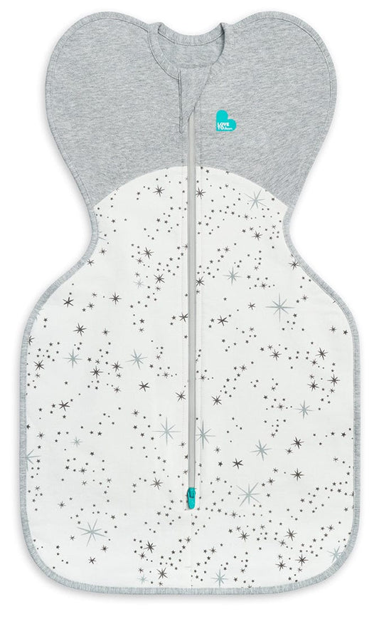 Love To Dream Swaddle UP Cotton Fleece Mild, Newborn - North Star White - L16-05-188-WHT-NB