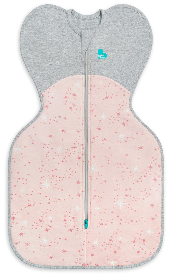 Love To Dream Swaddle UP Cotton Fleece Mild, Small - North Star Light Pink - L16-05-188-LPK-S