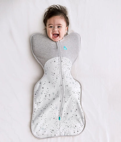Love To Dream Swaddle UP Cotton Fleece Mild, Small - North Star White - L16-05-188-WHT-S