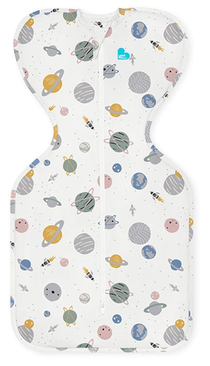Love To Dream Swaddle UP Designer Collection Lite, Newborn - Space White - L10-02-251-WHT-NB