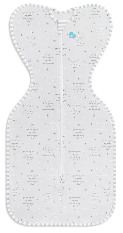 Love To Dream Swaddle UP Lite, Medium - You Are My Grey - L10-02-246-GRY-M