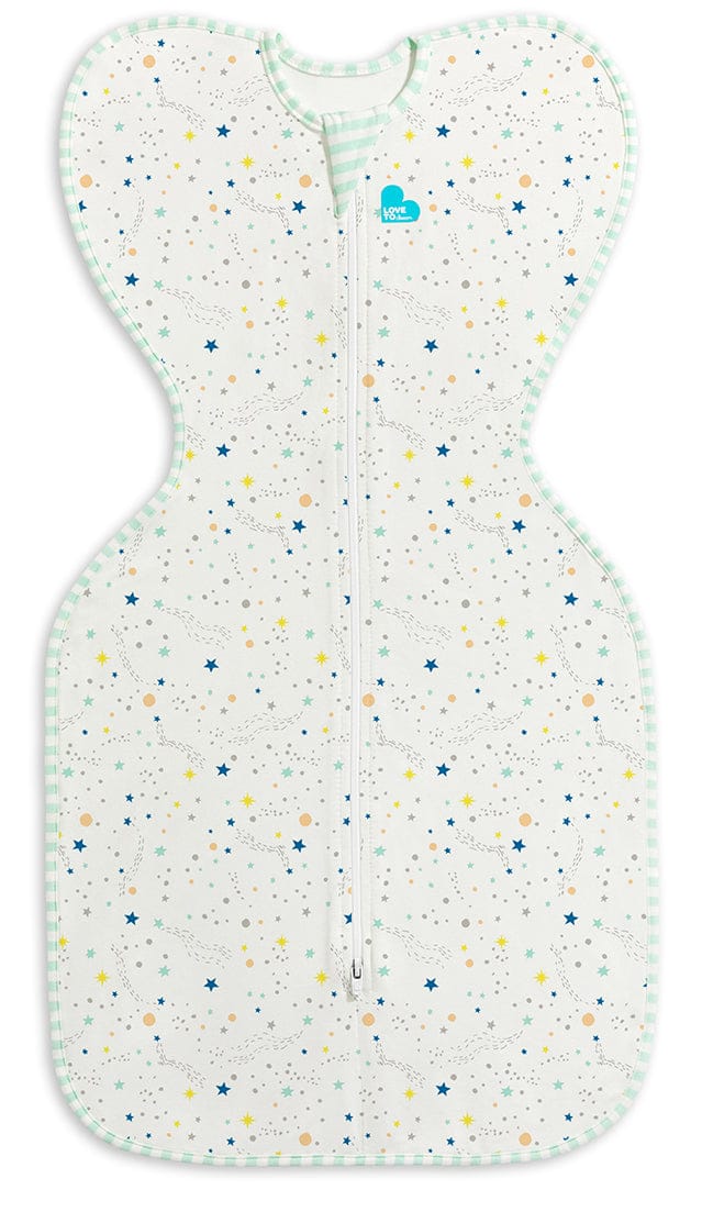 Love To Dream Swaddle UP Organic Lite, Newborn - Cream Constellation - L10-22-212-CRM-NB