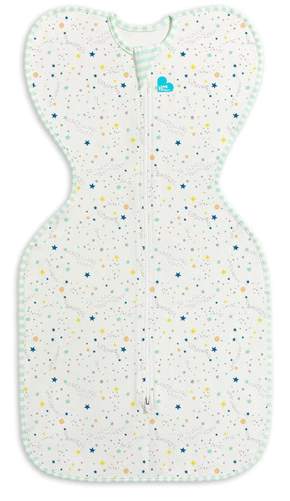 Love To Dream Swaddle UP Organic Lite, Newborn - Cream Constellation - L10-22-212-CRM-NB
