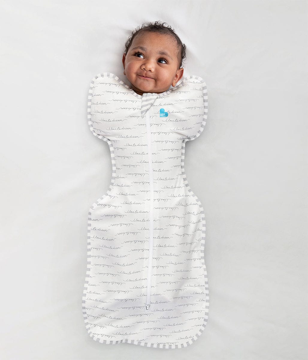 Love To Dream Swaddle UP Original 1.0 TOG, Medium - Dreamer White - L10-01-247-WHT-M