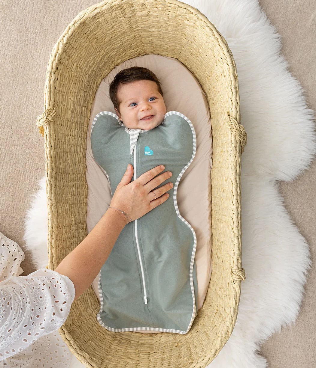 Love To Dream Swaddle UP Original 1.0 TOG, Newborn - Deep Olive - L10-01-001-DOL-NB