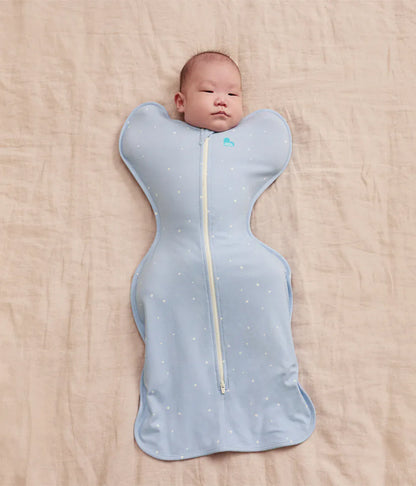 Love To Dream Swaddle UP Original 1.0 TOG, Newborn - Twinkle Powder Blue - L10-01-345-PDB-NB