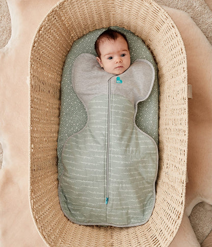 Love To Dream Swaddle UP Quilted Cotton 2.5 TOG, Newborn - Dreamer Olive - L10-29-247-OLV-NB