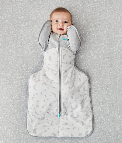 Love To Dream Swaddle UP Quilted Cotton 3.5 TOG, Newborn - Moonlight White - L10-28-266-WHT-NB