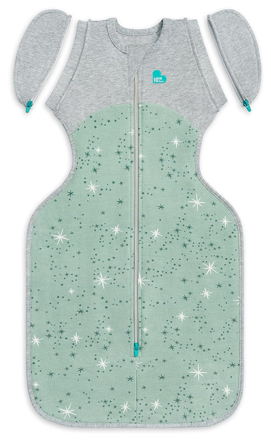 Love To Dream Swaddle UP Transition Bag Cotton Fleece Mild, Large - North Star Olive - L17-05-188-OLV-L