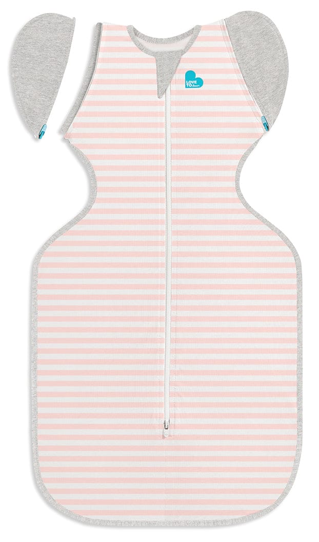 Love To Dream Swaddle UP Transition Bag Original 1.0 TOG, Medium - Dusty Pink Stripe - L20-01-002-DPK-M