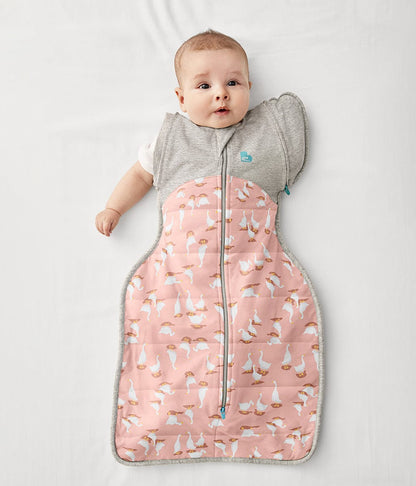 Love To Dream Swaddle UP Transition Bag Quilted Cotton 2.5 TOG, X-Large - Silly Goose Dusty Pink - L20-29-267-DPK-XL