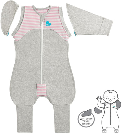 Love to Dream Swaddle UP Transition Suit, 1.0 TOG, Large - Pink