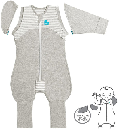 Love to Dream Swaddle UP Transition Suit, 1.0 TOG, Medium - Gray - 16-52100