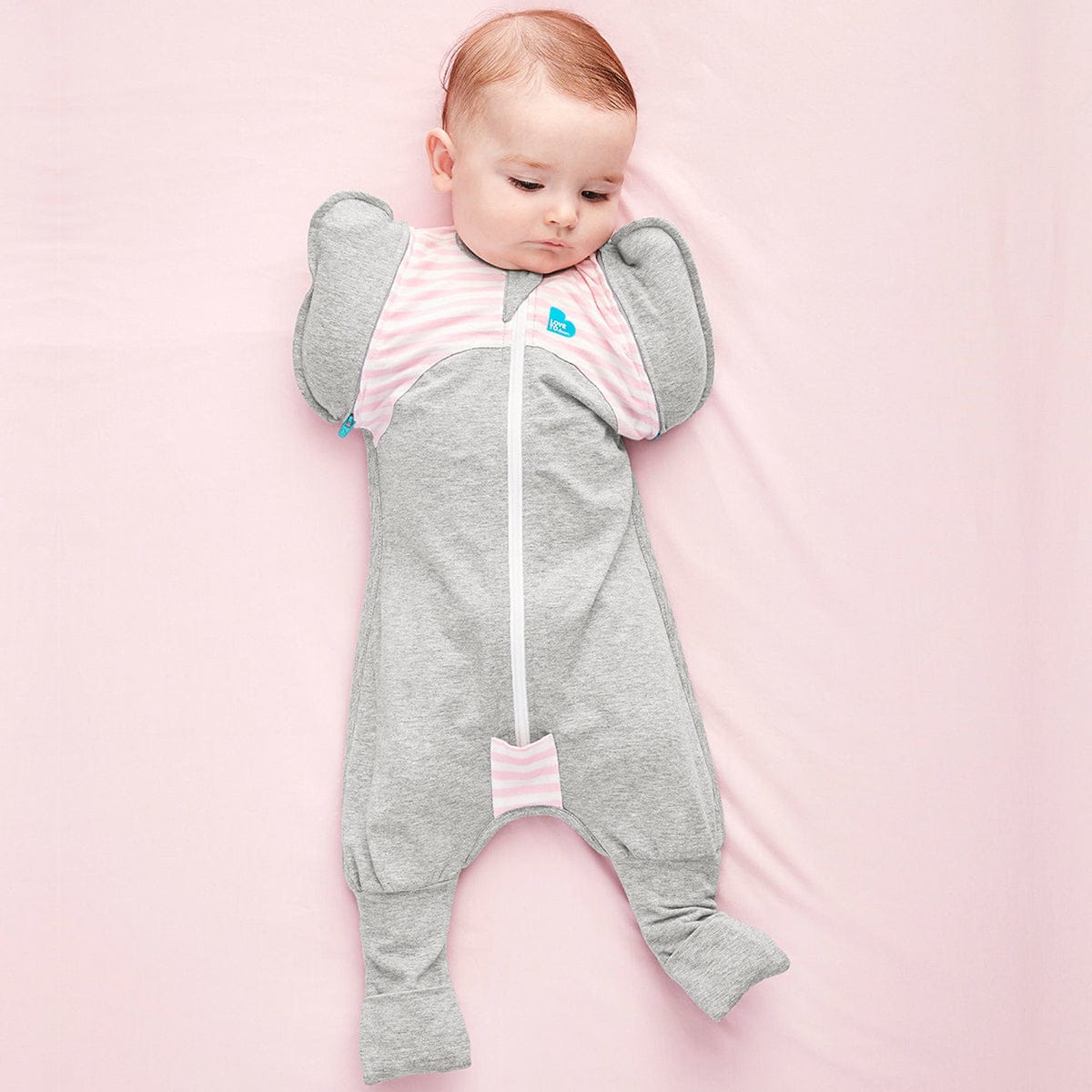 Love to Dream Swaddle UP Transition Suit, 1.0 TOG, Medium - Pink - 16-52102