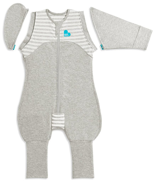Love To Dream Swaddle UP Transition Suit Original 1.0 TOG, Medium - Grey - L25-01-002-GRY-M