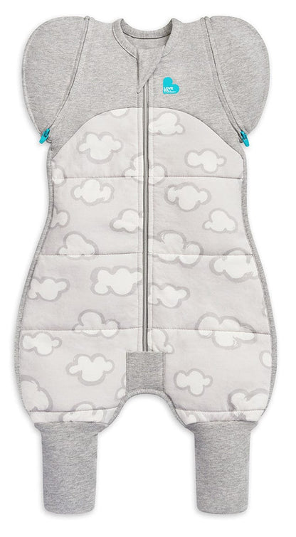 Love To Dream Swaddle UP Transition Suit Quilted Cotton 2.5 TOG, Large - Daydream Grey - L25-29-254-GRY-L