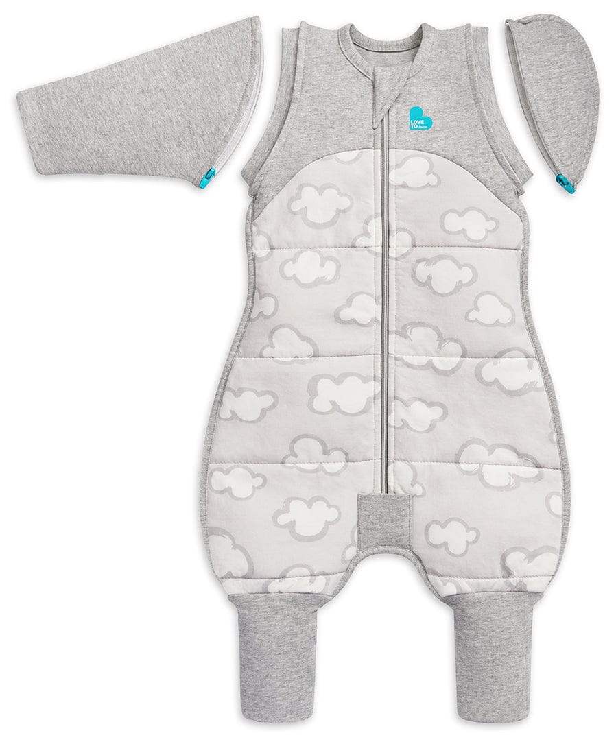 Love To Dream Swaddle UP Transition Suit Quilted Cotton 2.5 TOG, Large - Daydream Grey - L25-29-254-GRY-L