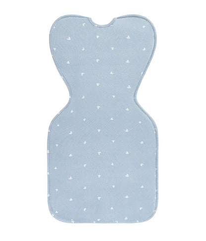 Love To Dream Swaddle UP Vicscose from Bamboo 1.0 TOG, Newborn - Mist Blue Boats - L10-09-350-MST-NB