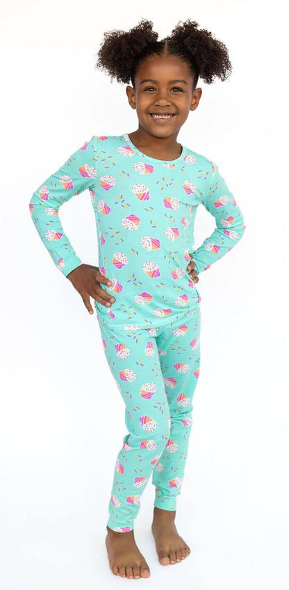 Lovey&Grink Pajamas - Cupcake Sparkle, 2T - CUPCAKE2