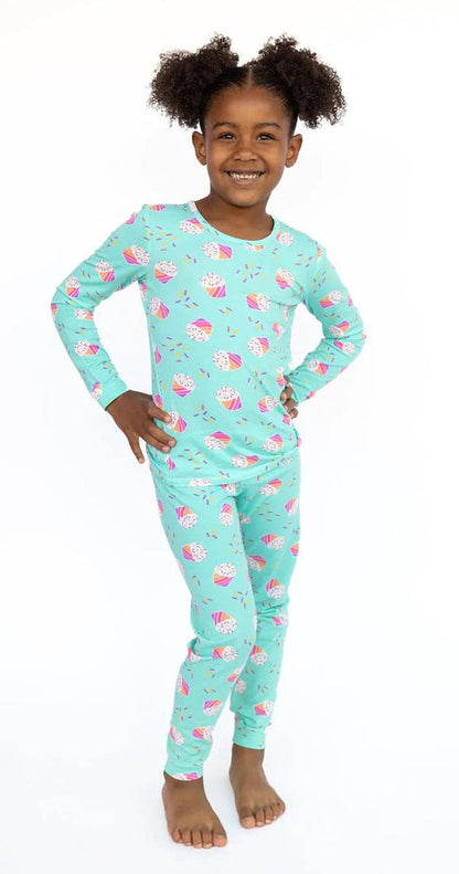 Lovey&Grink Pajamas - Cupcake Sparkle, 3T - CUPCAKE3