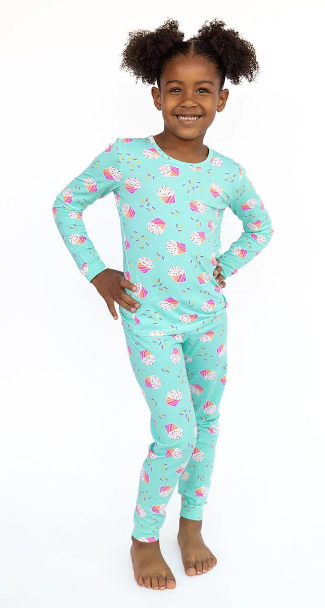 Lovey&Grink Pajamas - Cupcake Sparkle, 4T - CUPCAKE4