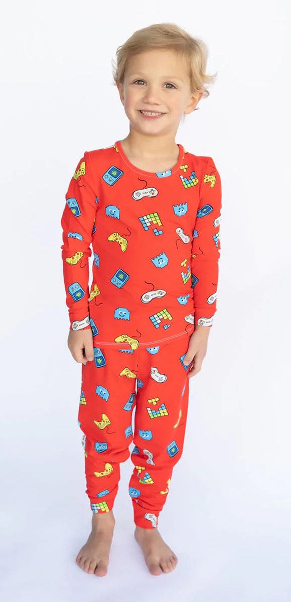 Lovey&Grink Pajamas - Game On, 4T - GAMER4