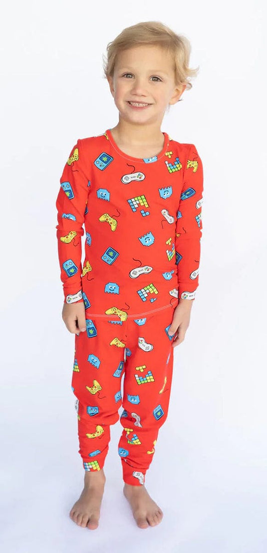 Lovey&Grink Pajamas - Game On, 4T - GAMER4