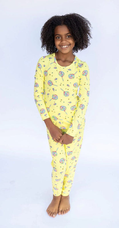 Lovey&Grink Pajamas - Rainbow Pops, 4T - RPOP4