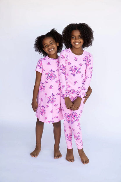 Lovey&Grink Pajamas - Sweet Floral, 3T - FLORAL3