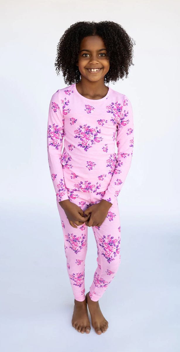 Lovey&Grink Pajamas - Sweet Floral, 4T - FLORAL4