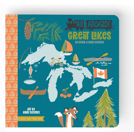 Lucy Darling Board Book - All Aboard Great Lakes: A Seek and Find Book - CB013GIB