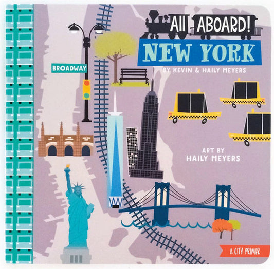 Lucy Darling Board Book - All Aboard New York City - CB003GIB