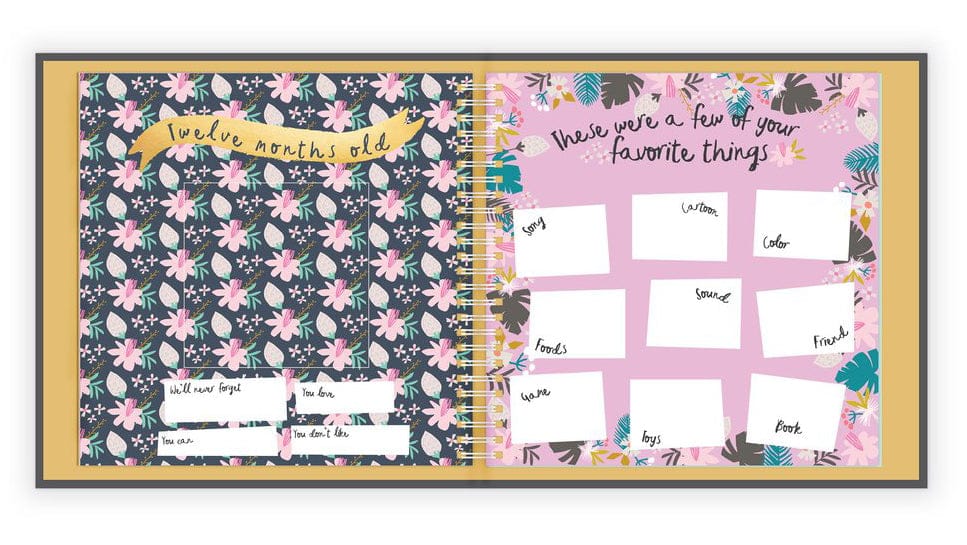 Lucy Darling Memory Book - Golden Blossom - BB005MEM