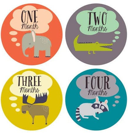 Lucy Darling Monthly Stickers - Little Animal Lover - LD184-W