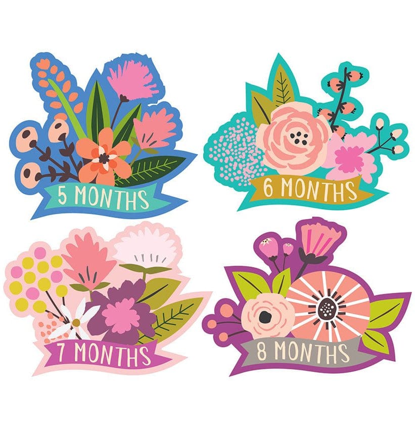 Lucy Darling Monthly Stickers - Little Blossom - ST012M12