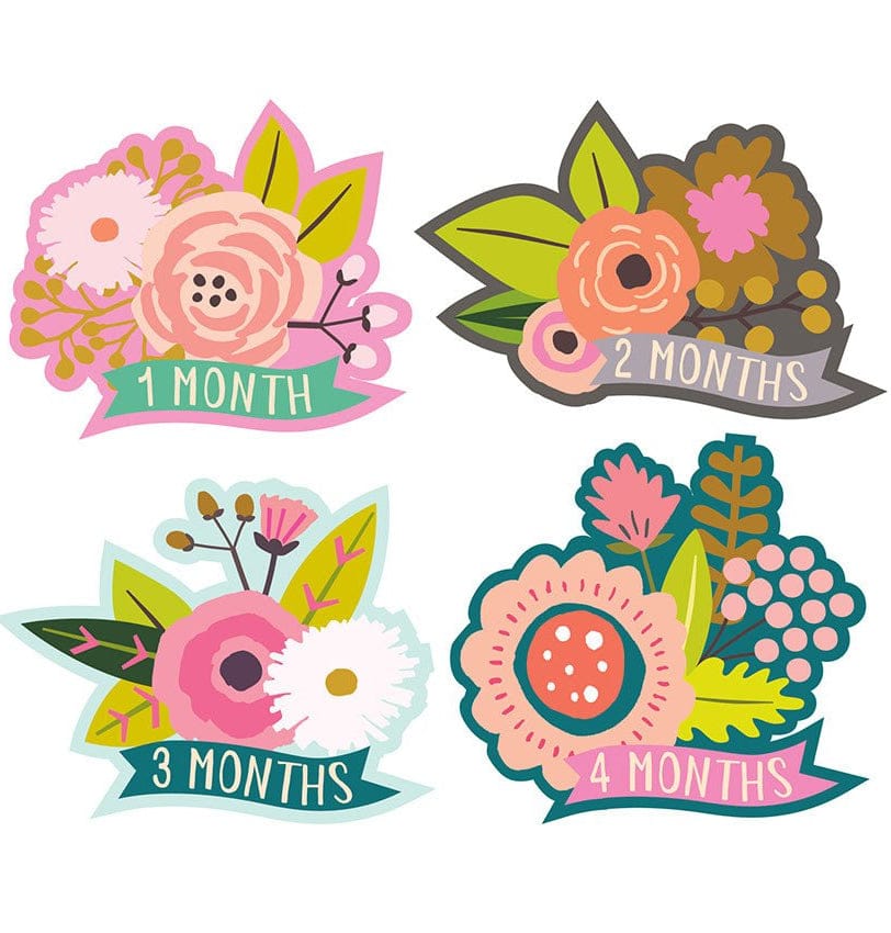 Lucy Darling Monthly Stickers - Little Blossom - ST012M12