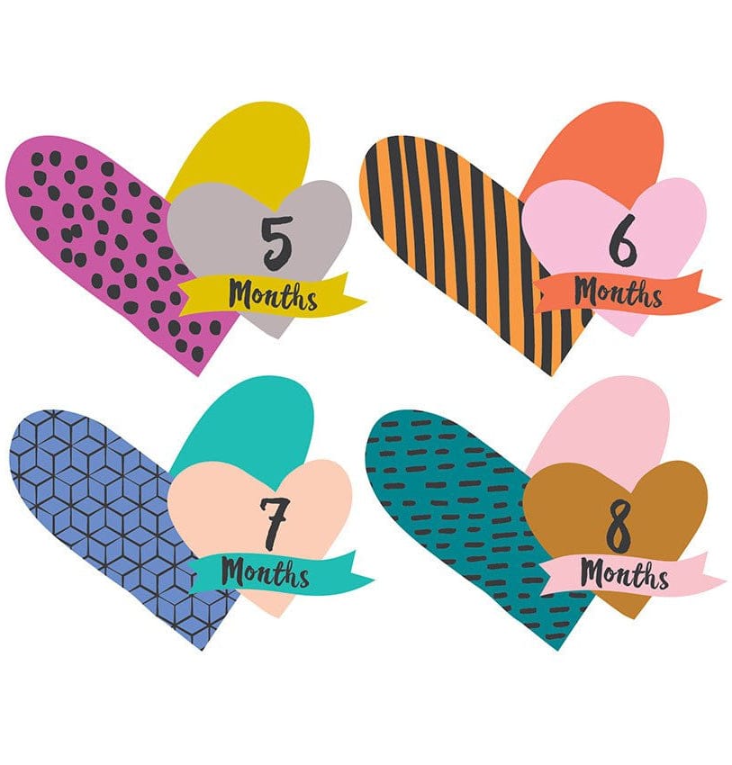 Lucy Darling Monthly Stickers - Little Heartbreaker - ST013M12